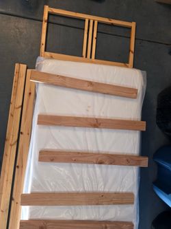 Twin Bed Frame & Mattress
