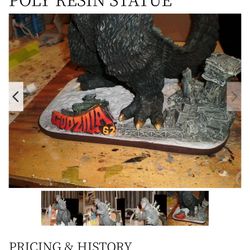 Godzilla Statue !!!!VERY RARE!!!!