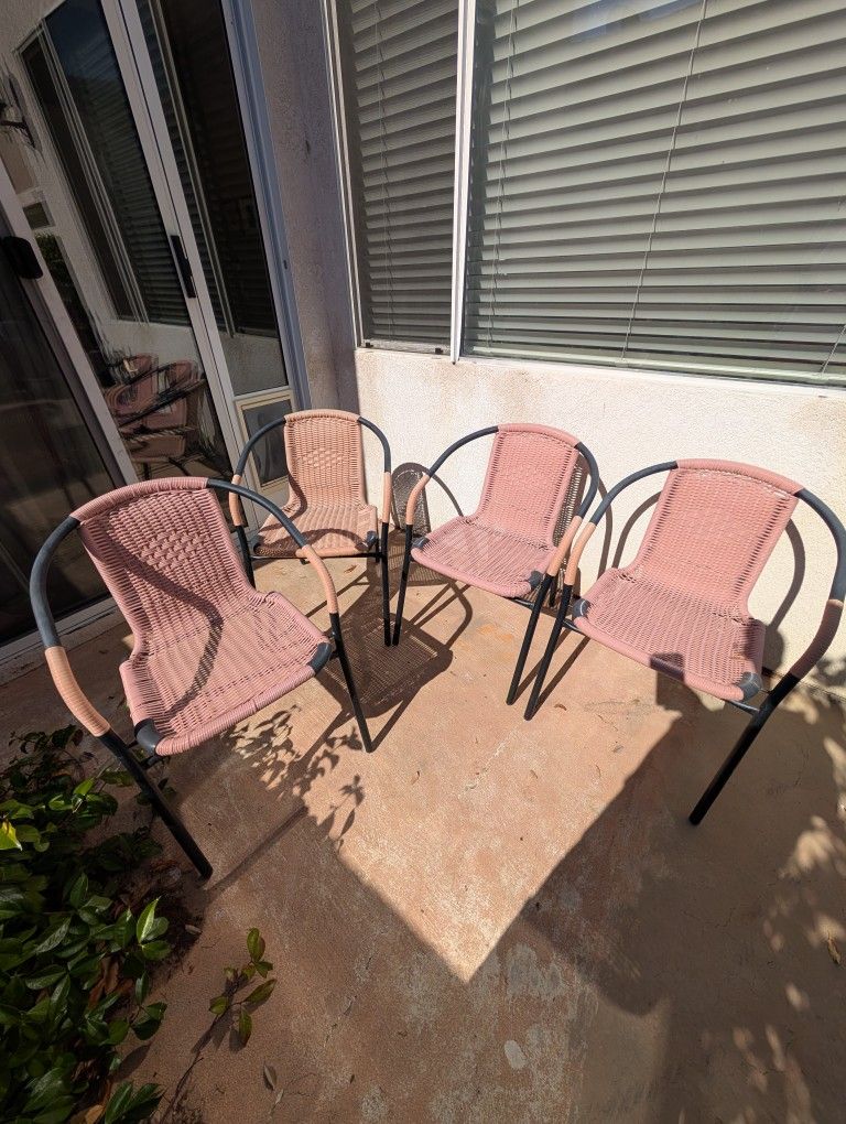 4 x Patio Chair Set
