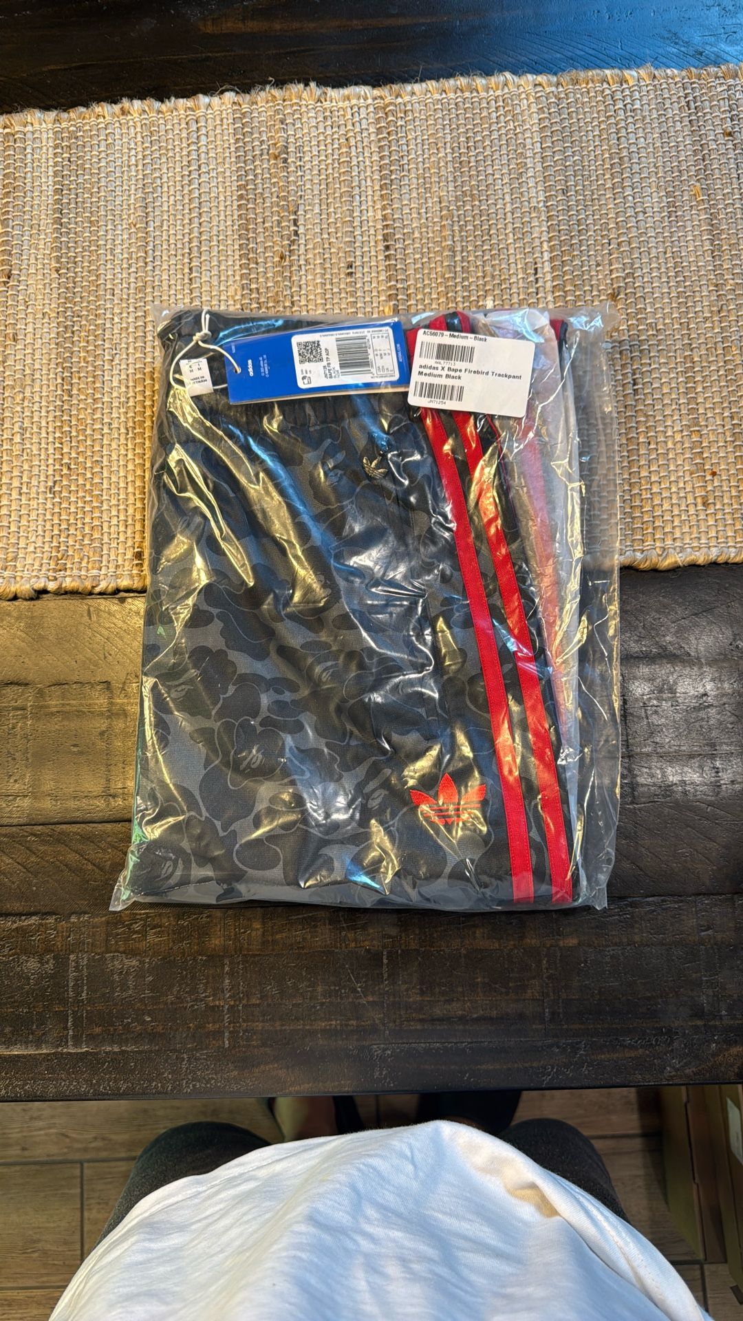 Adidas X Bape Firebird Track Pants Red Size Medium