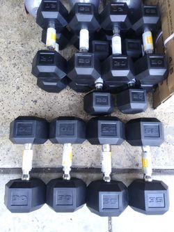 20 30 and 35lb dumbbells