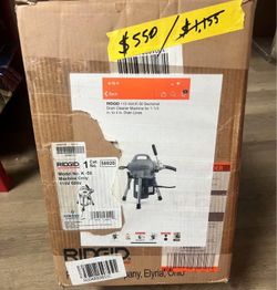 RIDGID 115-Volt K-50 Sectional Drain Cleaner Machine for 1-1/4 in. to 4 in. Drain Lines