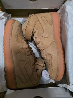 (Price Firm)Nike Air Force 1 Mid '07 Flax 2014 Men's size 8