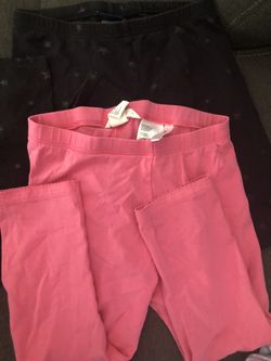 Girls medium 7/8 stretch pants