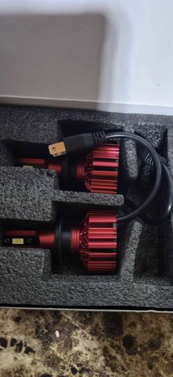 H7 LED Headlight Bulb,  High-Focus Extremely Bright 6500K Cool White Conversion Kit - Adjustable Beam, Halogen Replacement 