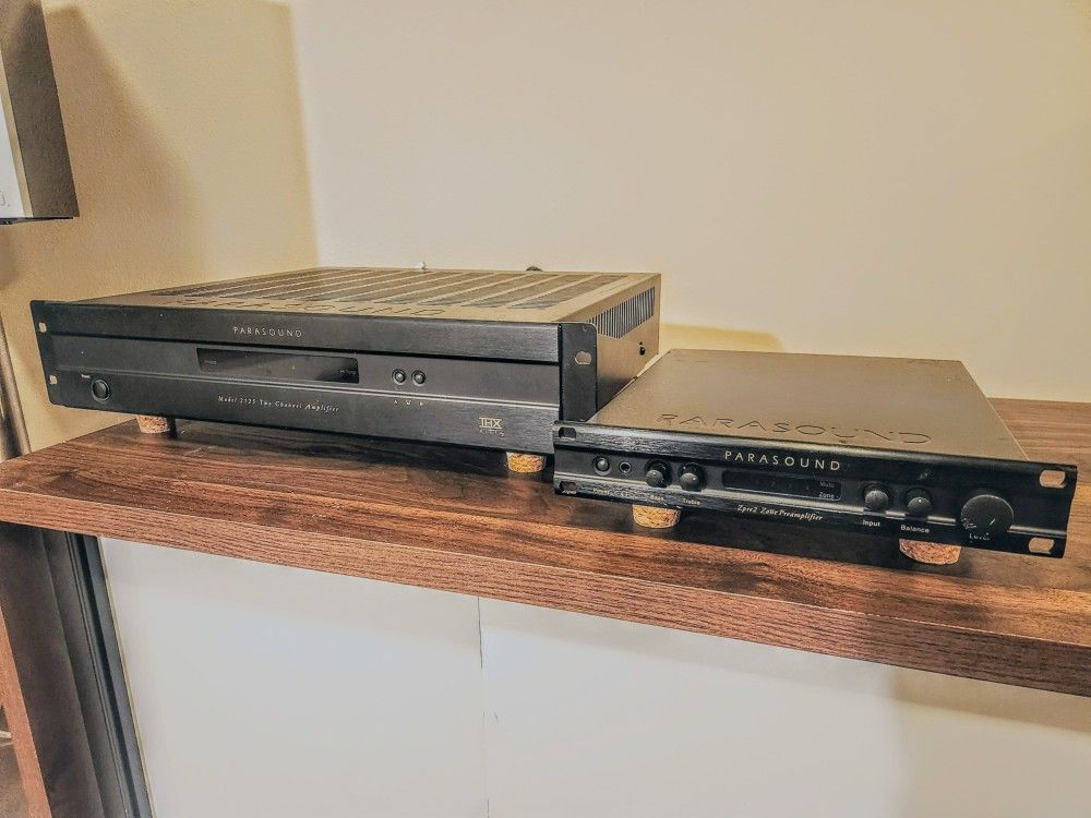 Parasound Power Amp 2125 V2 & Preamp