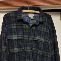 L.L. Bean Men's Flannel Shirt  Like New