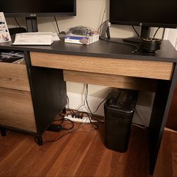 3-Drawer Computer Desk