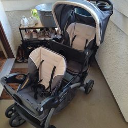 Baby Double Stroller