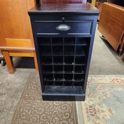 High End Black Modern Wine Cabinet 