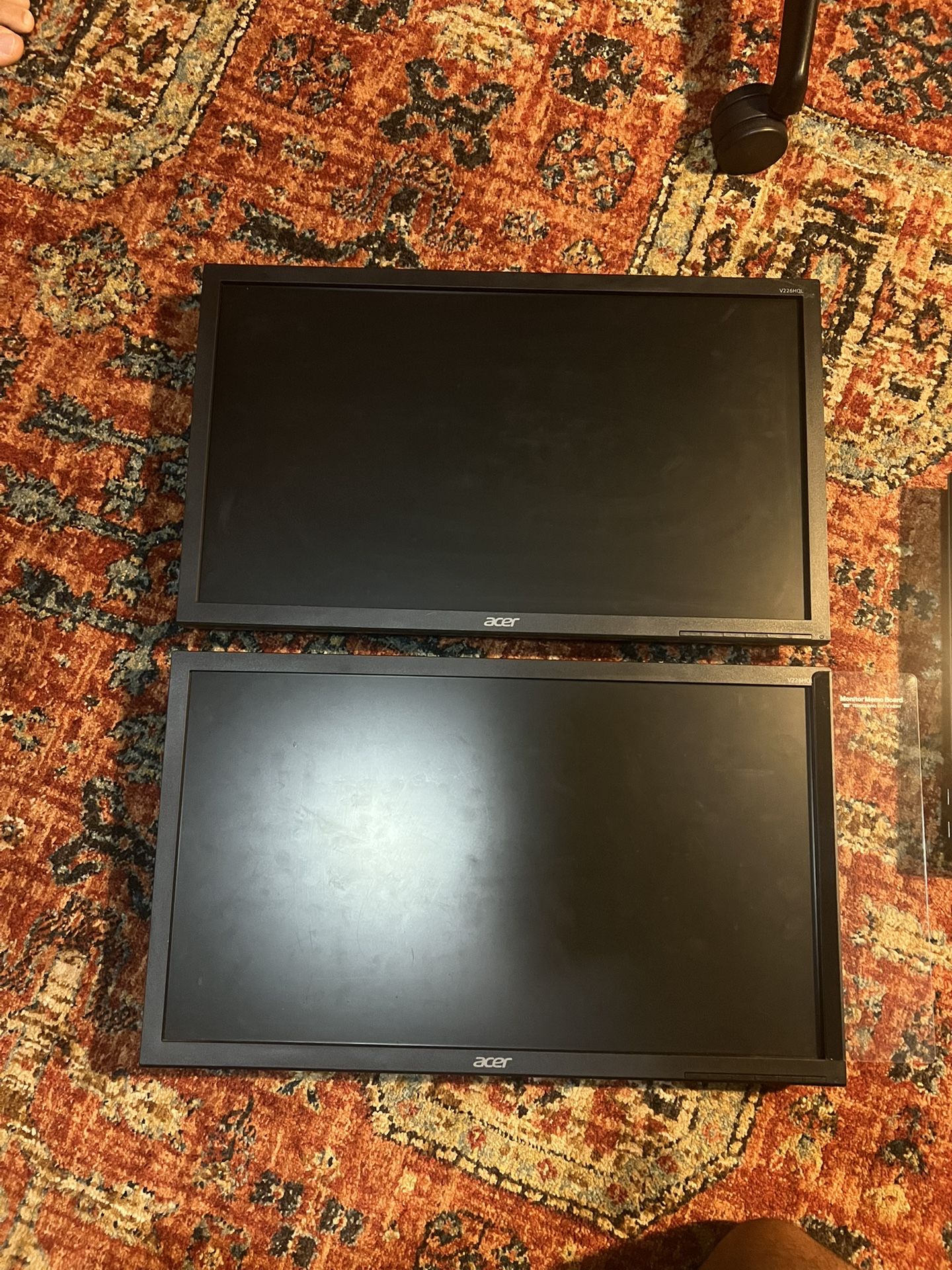 Two Acer Monitors & One Dell