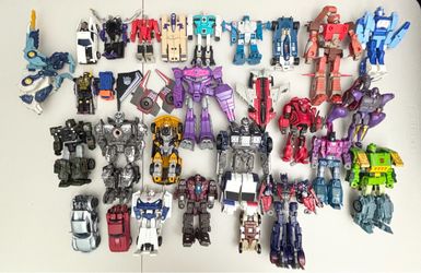 Action Figure Lot Transformers Star Wars TMNT Marvel Funko Mario