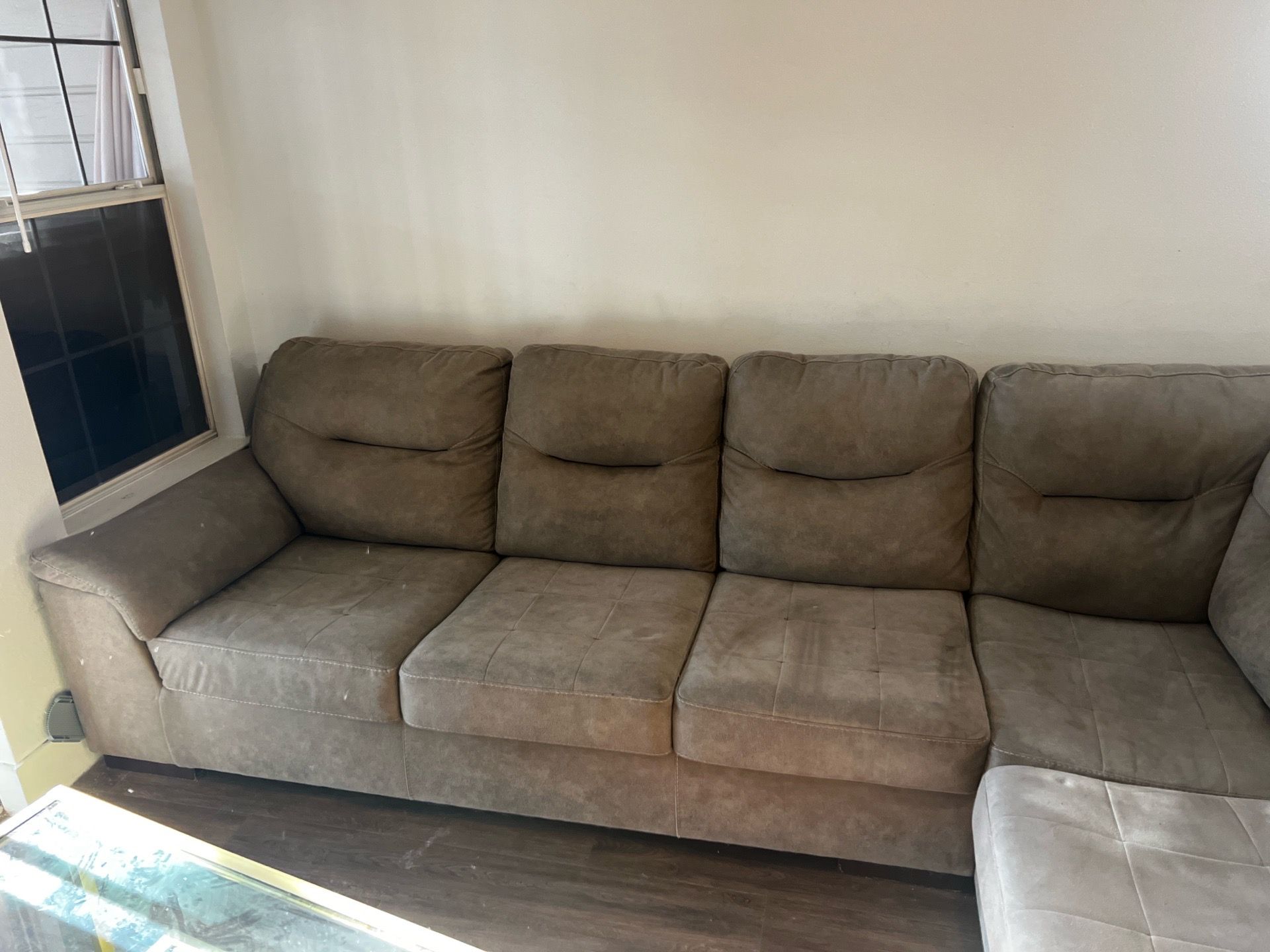 Full Size Brown Sectional