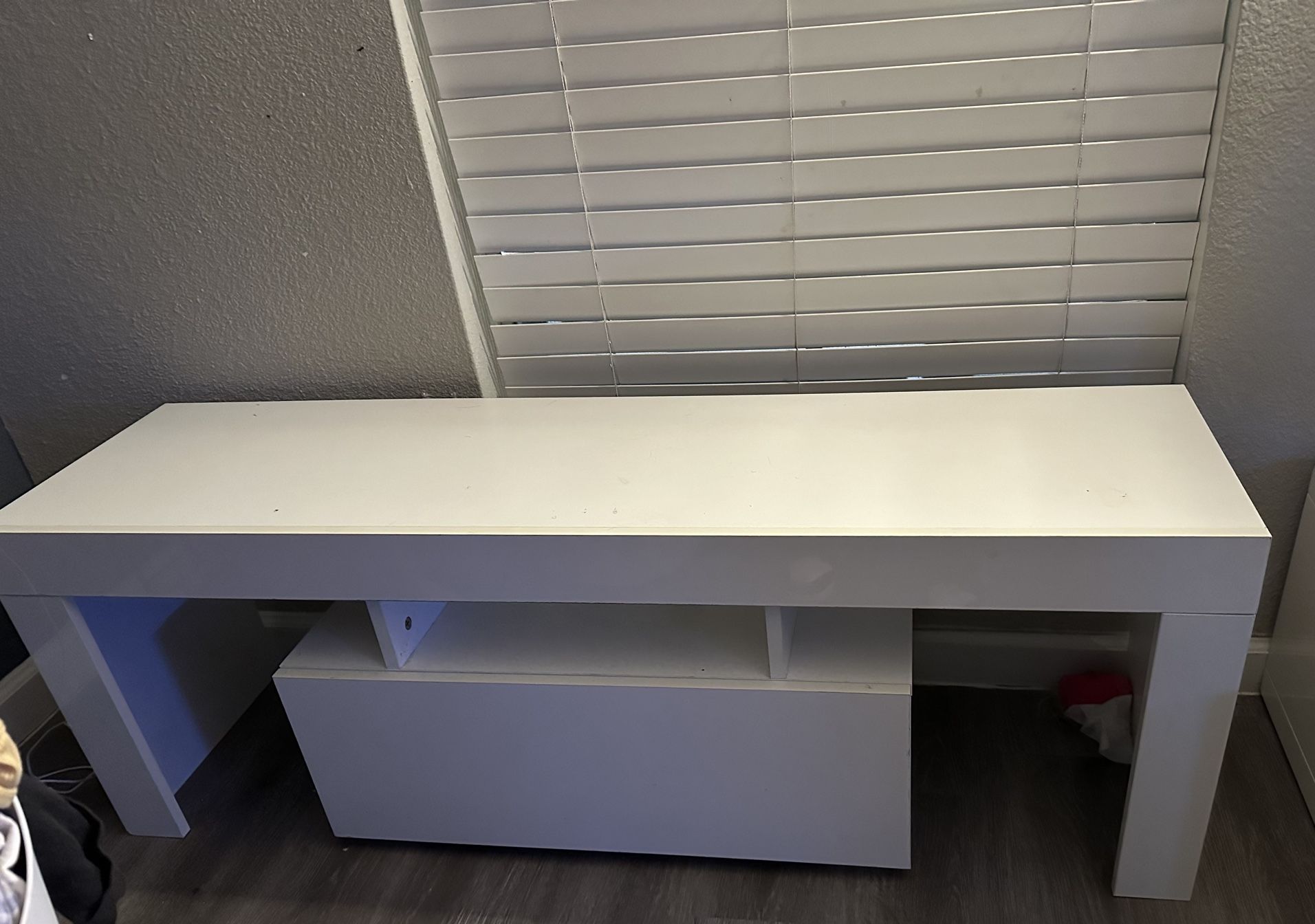 White TV Stand