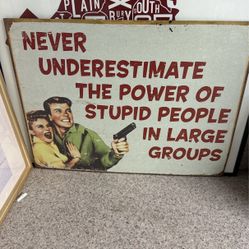 “Stupid People”