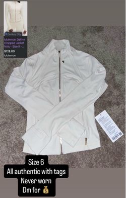 Lululemon jacket white