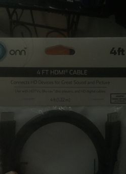 4 ft hdmi cable