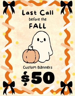 Custom Handmade Banners for ALL Occasions!