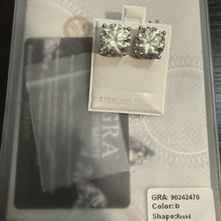 20 ctw moissanite earrings