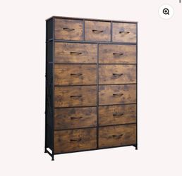WLIVE Tall Dresser for Bedroom with 13 Drawers, Storage Dresser Organizer Unit