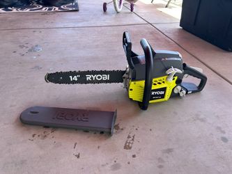 Shop RYOBI 14 in. 37cc 2-Cycle Gas Chainsaw