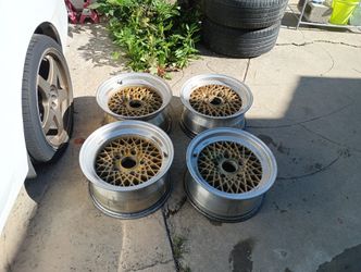 15inch Porsche BBS Mahle 15x7 15x8 Staggered 5x130