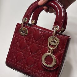 Dark Red Shoulder Bag