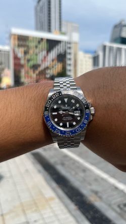 Rolex GMT MASTER II 126710BLNR Batgirl on Jubilee  🦇