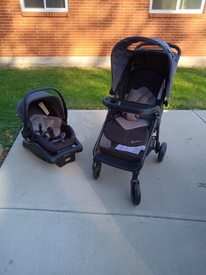 Safety 1st Smooth Ride Travel System Stroller and Car Seat OnBoard 35 LT - Efficient Infant Car Seat Stroller and Infant Car Seat and Stroller Combo,