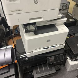 Bulk lot 6 Used Printers Laser And Ink As Is Pickup Only 