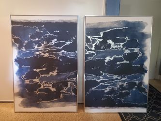 Navy Blue Wall Decor