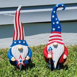 USA 4th Of July Gnome Garden Stakes
