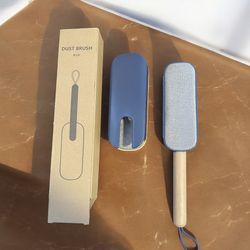 Modern Pet Hair & Lint Remover/Dust Brush - Minimal Clean Design- Navy