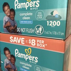 Pampers 1200 Baby Wipes 