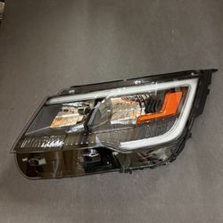 2016 2917 2018 Ford Explorer Headlight Left SIDE Halogen W/LED DRL Headlamp