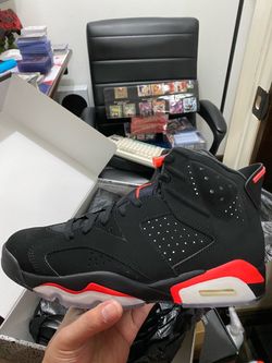 Air Jordan 6 Black Infrared Sneakers (2019)
