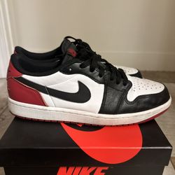 Jordan 1 Black Toe Low