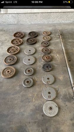 Weights all sizes for sale and dumbbells