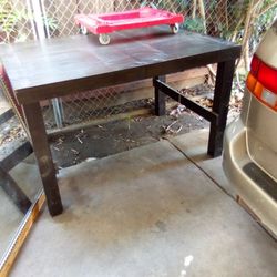 Dining Room Table With Extra Large Wall Mirror