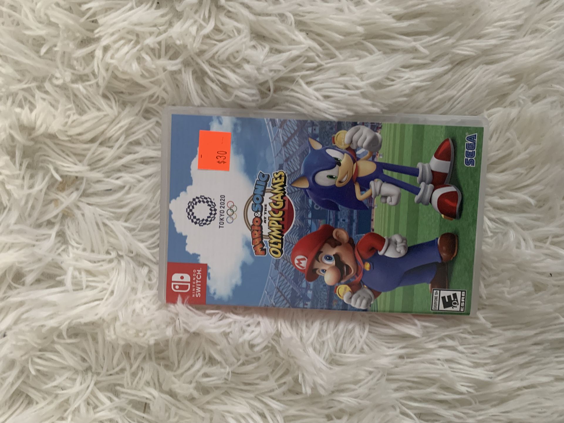 Mario with sonic at the Olympics(Case Only)