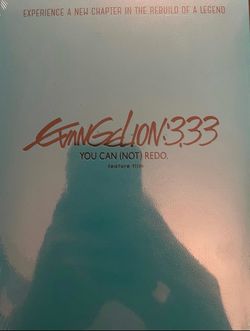 Funimation’s EVANGELION: 3.33 You Can (NOT) Redo (DVD-2012) NEW! + 52-Page Book!