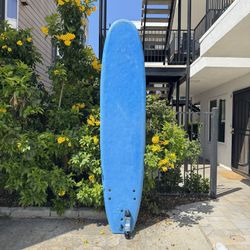 9’ Foam Begginer Longboard Surfboard w/ fins and leash included!