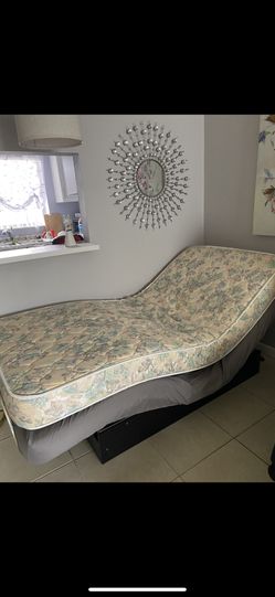 Electric Adjustable Hospital Bed with Mattress & Remote Control