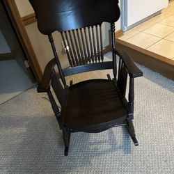 Antique Wood Rocker