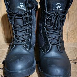 Maelstrom Tactical 8” Boots Tac Force Men’s Size 14 Wide Medium Width 
Slip Resistant & Oil Resistant 