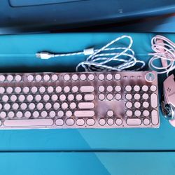 Wired Keyboard And Mouse 