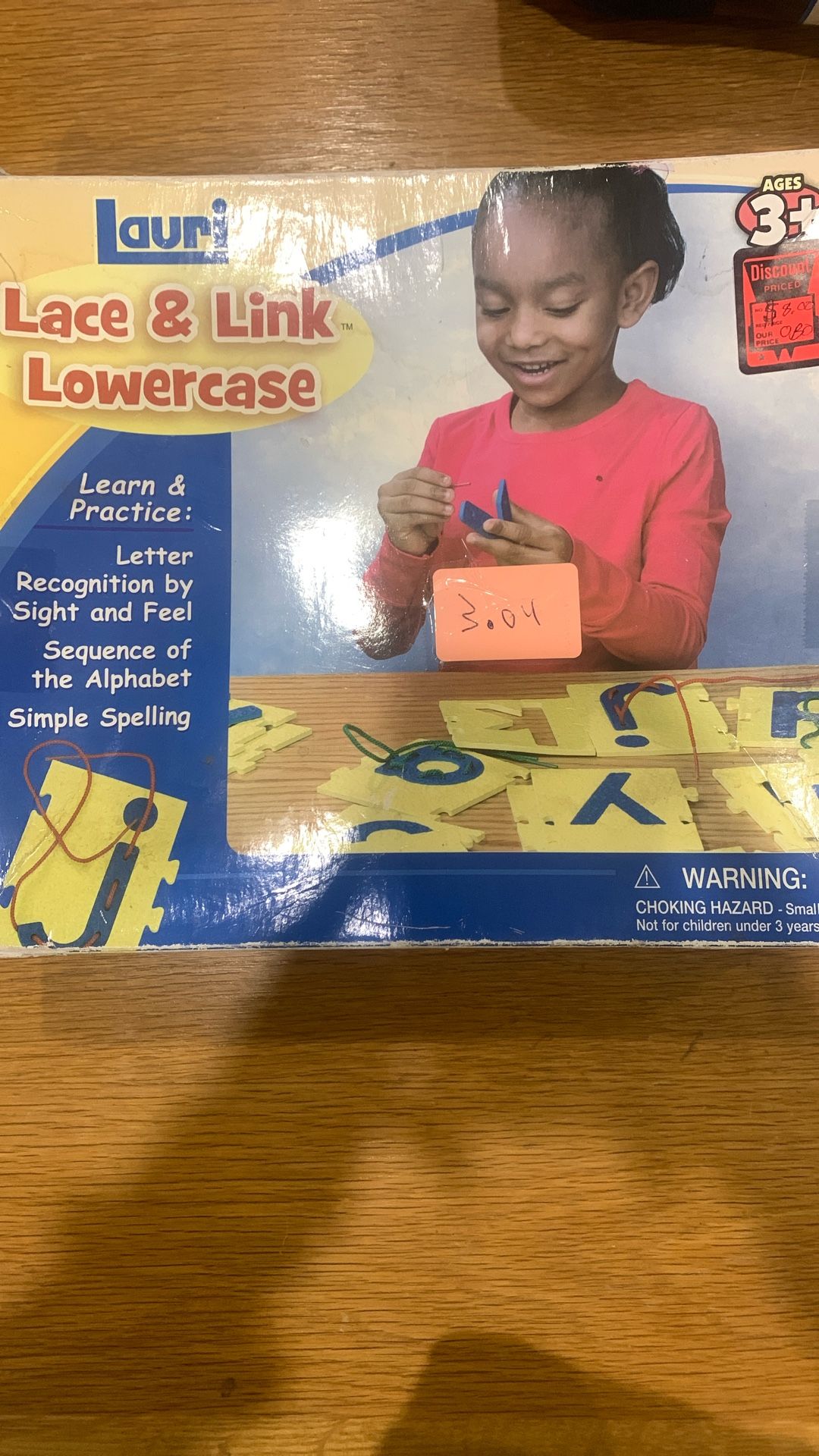 Lace & Link Lowercase (Learning Board Game)
