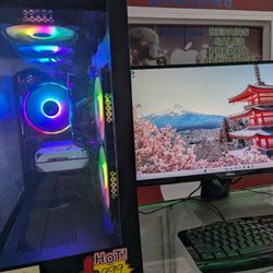 Gaming Computer Intel Core i7-12th Gen 32GB DDR4 Ram 512GB SSD + 1TB HDD RTX 306Ti 8GB , 7 ARGB Fans