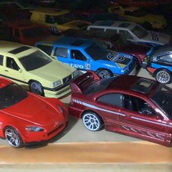  Hot Wheels Honda Subaru Lot Of Three Cars Loose