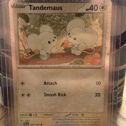 Pokémon TCG - Tandemaus 167/193 - Cosmos Holo Promo Card Near Mint 